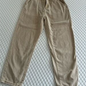 SHEIN Beige Elastic Waist Pants